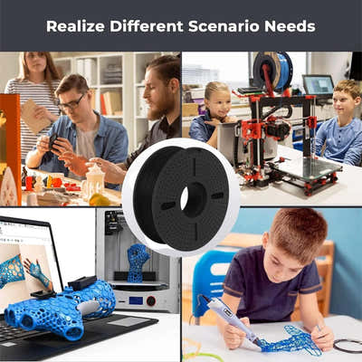 DS BS Silk PLA Filament 1.75mm  1KG for 3D Printer -Black