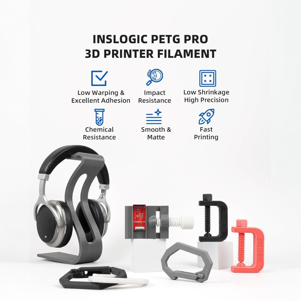 DS BS PETG 3D Printer Filament 1.75mm 1KG - Black