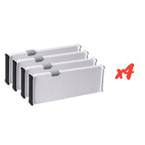 DS BS 4-Pack Telescopic Drawer Dividers – Long Style 37.5-54cm