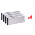 DS BS 4-Pack Telescopic Drawer Dividers – Short Style 27.5-44cm