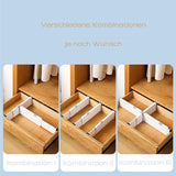 DS BS 4-Pack Telescopic Drawer Dividers – Short Style 27.5-44cm