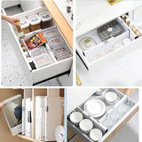 DS BS 4-Pack Telescopic Drawer Dividers – Short Style 27.5-44cm