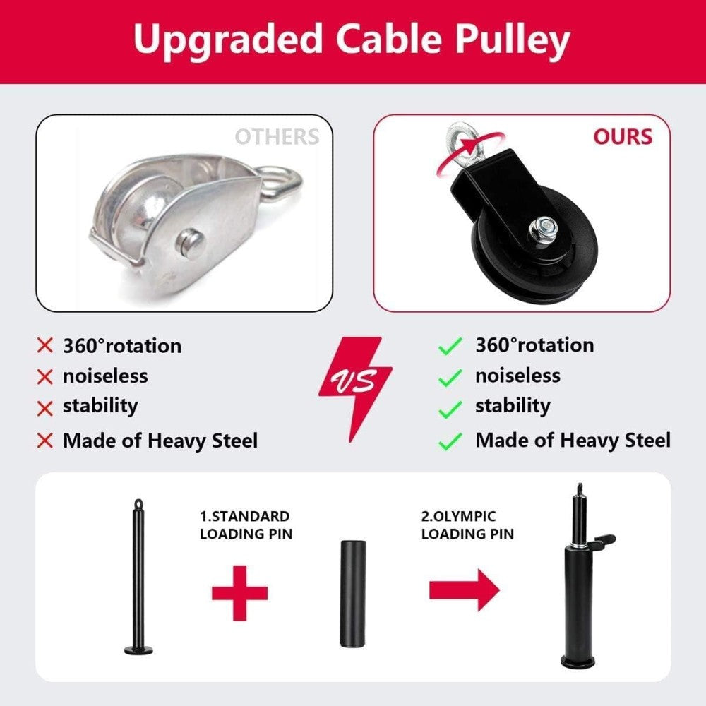 DS BS Home Cable Pulley System Set