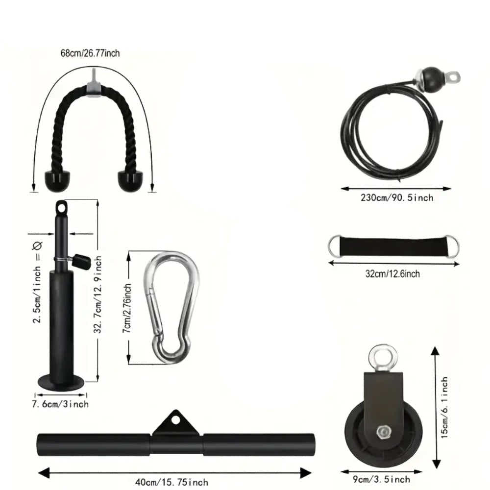 DS BS Home Cable Pulley System Set