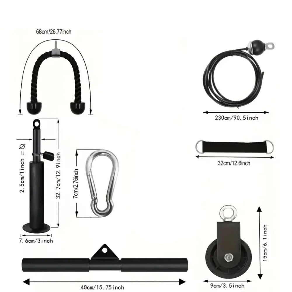 DS BS Home Cable Pulley System Set