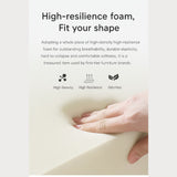 DS BS Double Seated Foam Sofa with Corduroy Fabric