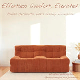 DS BS Double Seated Foam Sofa with Corduroy Fabric