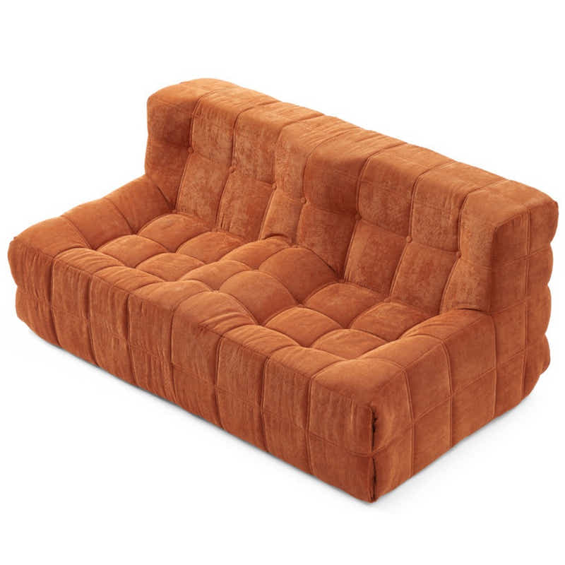 DS BS Double Seated Foam Sofa with Corduroy Fabric