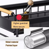 DS BS Double Tier Sliding Kitchen Storage Rack Under Sink Organizer