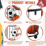 DS BS Ball Storage Rack – Steel Vertical Organizer