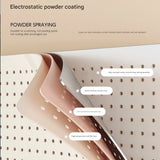 DS BS Clamp-on Desk Pegboard Organizer Set - 80×40cm