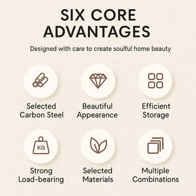 DS BS Clamp-on Desk Pegboard Organizer Set - 60×40cm