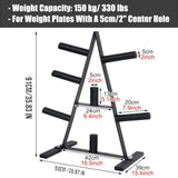 DS BS Heavy Duty Weight Plate Storage Rack Stand