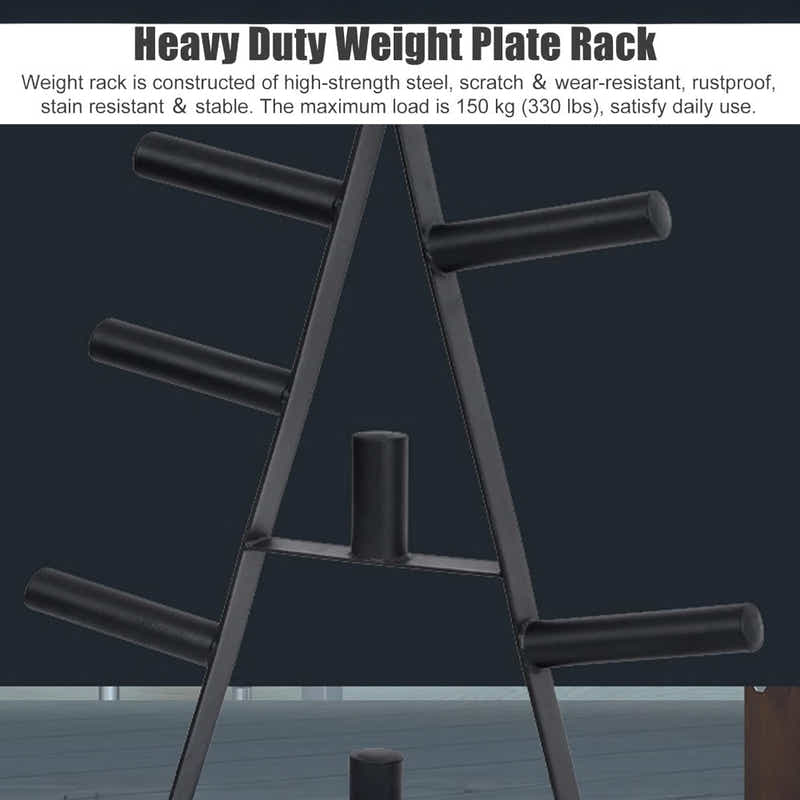 DS BS Heavy Duty Weight Plate Storage Rack Stand