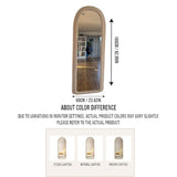 DS BS Full Length Mirror with Plush Fabric Trim -160x60cm