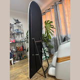 DS BS Full Length Mirror with Plush Fabric Trim -160x60cm