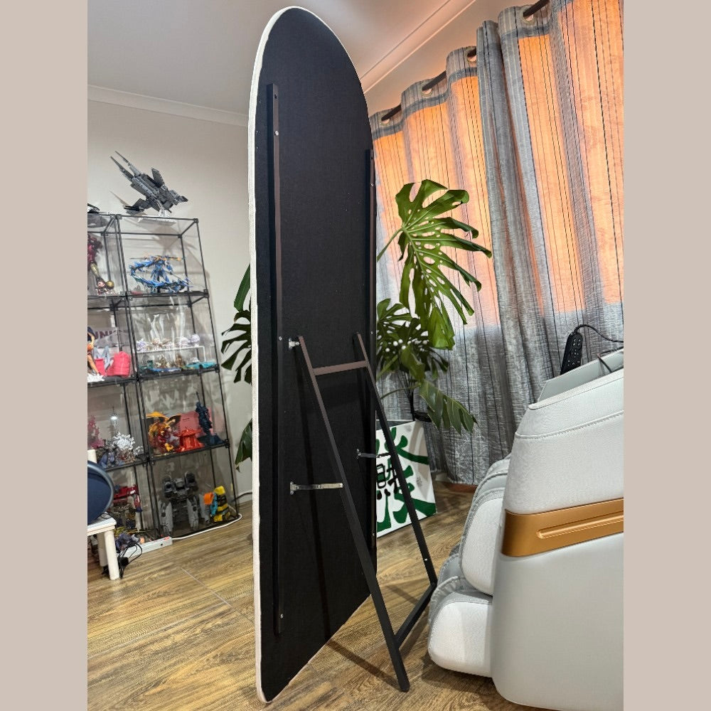 DS BS Full Length Mirror with Plush Fabric Trim -160x60cm