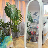 DS BS Full Length Mirror with Plush Fabric Trim -160x60cm