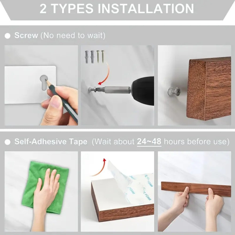 DS BS Magnetic Wooden Knife Holder – 41cm Wood Strip