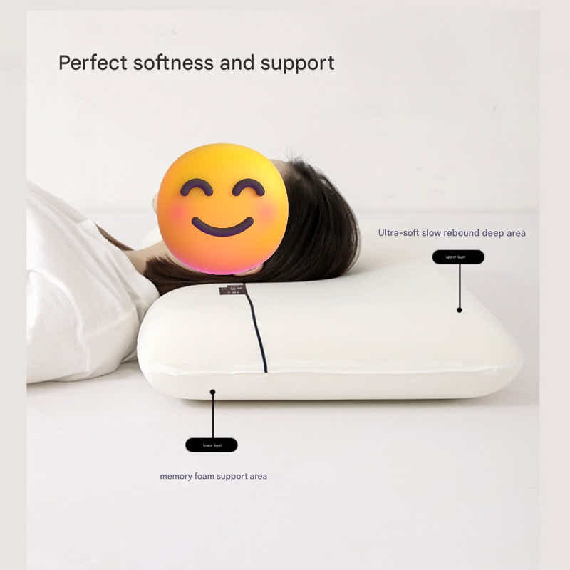 DS BS Deep Sleep Memory Foam Pillow - 10CM