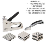 DS BS Staple Gun Kit with 3000 Staples and Remover