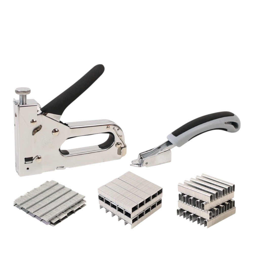 DS BS Staple Gun Kit with 3000 Staples and Remover