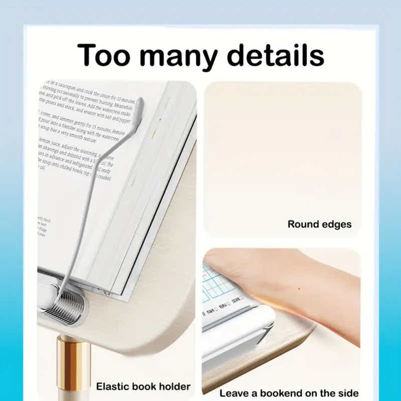DS BS Adjustable Tablets Book Stand – Ergonomic Reading Holder