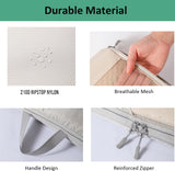 DS BS 6pcs Compression Packing Cubes Travel Luggage Organizer Set - Grey