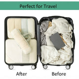 DS BS 6pcs Compression Packing Cubes Travel Luggage Organizer Set - Beige
