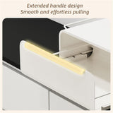 DS BS Coffee Machine Organizer with Pull-Out Drawer Countertop Storage Organizer