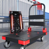 DS BS 500kg Capacity Folding Hand Truck Heavy Duty Platform Cart