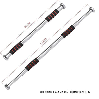 DS BS Adjustable Doorway Pull Up Bar 60–100cm for Home Fitness Training