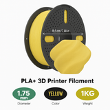DS BS PLA+ Filament 1.75mm 1KG for 3D Printer - Yellow