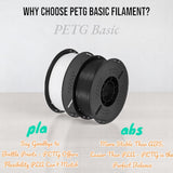 DS BS PETG 3D Printer Filament 1.75mm 1KG - Orange