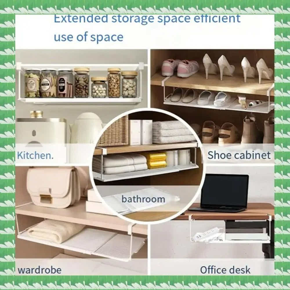 DS BS Expandable Under Cabinet Organizer - Regular Height