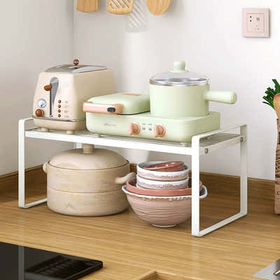 DS BS Kitchen Countertop Organizer Rack 50×21×24cm