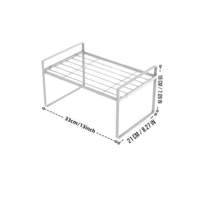DS BS Kitchen Countertop Organizer Rack 33×21×18cm