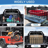 DS BS Truck Tailgate Cargo Net 152×46cm with Hooks and Elastic Buckles
