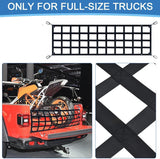 DS BS Truck Tailgate Cargo Net 152×46cm with Hooks and Elastic Buckles