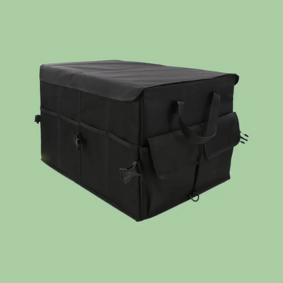 DS BS Car Trunk Organizer with Lid – 60L Foldable Storage Box BK