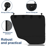 DS BS 2 Pack Car Door Protector Mat for Pets - BK