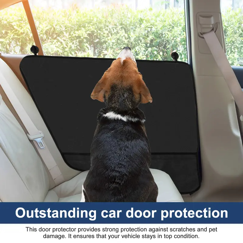 DS BS 2 Pack Car Door Protector Mat for Pets - BK