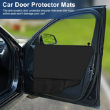 DS BS 2 Pack Car Door Protector Mat for Pets - BK