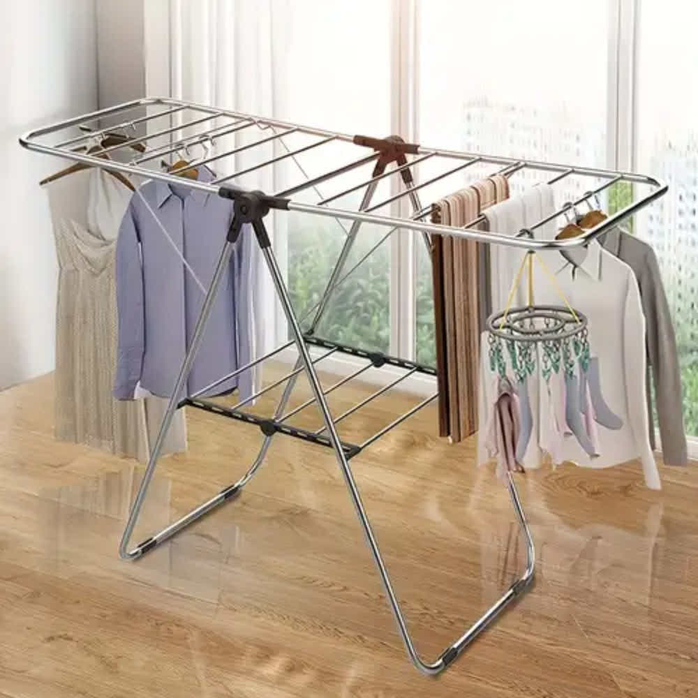 DS BS Foldable Laundry Clothes Drying Rack