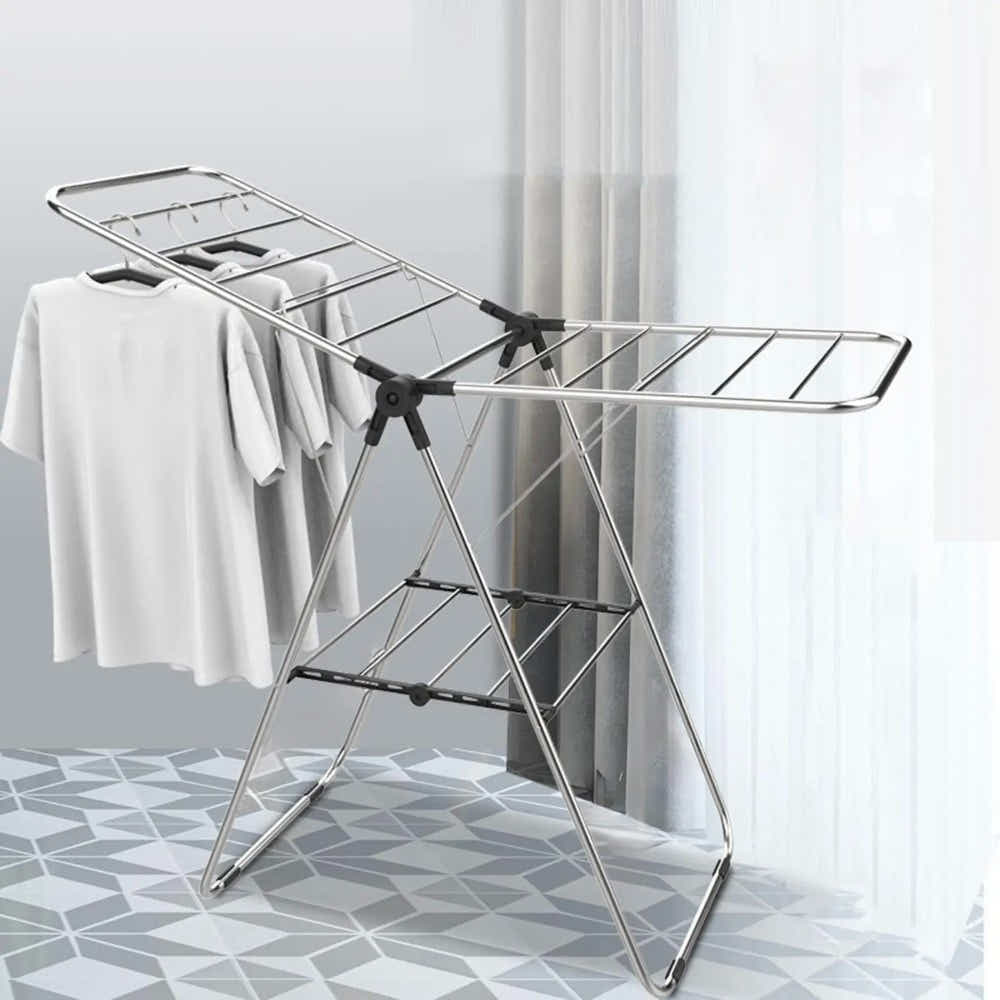 DS BS Foldable Laundry Clothes Drying Rack