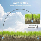 DS BS Adjustable Garden Tunnel Hoop Kit for Plant Protection