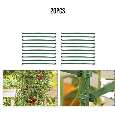 DS BS 20pcs 16MM Garden Stakes Arms Expandable Garden Trellis Connectors