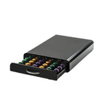 DS BS Coffee Capsule Drawer Organizer Steel Pod Storage for 60 Nespresso Capsule