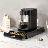 DS BS Coffee Capsule Drawer Organizer Steel Pod Storage for 60 Nespresso Capsule