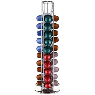 DS BS Rotating 30 Capacity Coffee Pod Organizer Stand